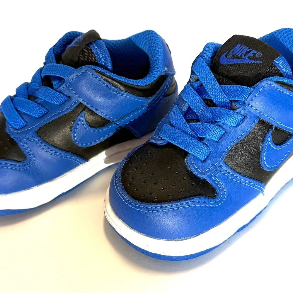 Nike NWT DUNKS Blue and Black Sneakers Sporty Design - Picture 3 of 7